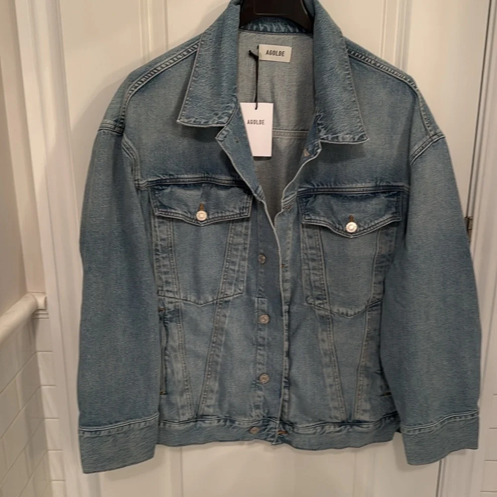 Agolde Wayne Oversized Denim Jacket NWT - Picture 6 of 10